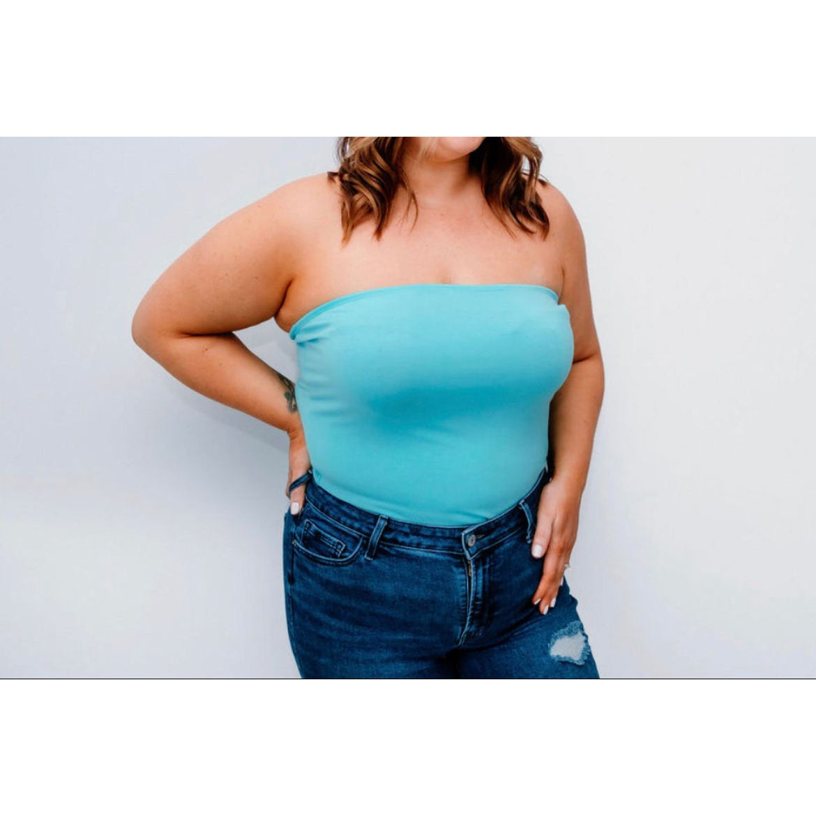 Tube Top in Turquoise